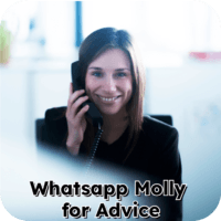 WhatsApp Molly for advice whatsapp-molly-round-black-e1736848040536